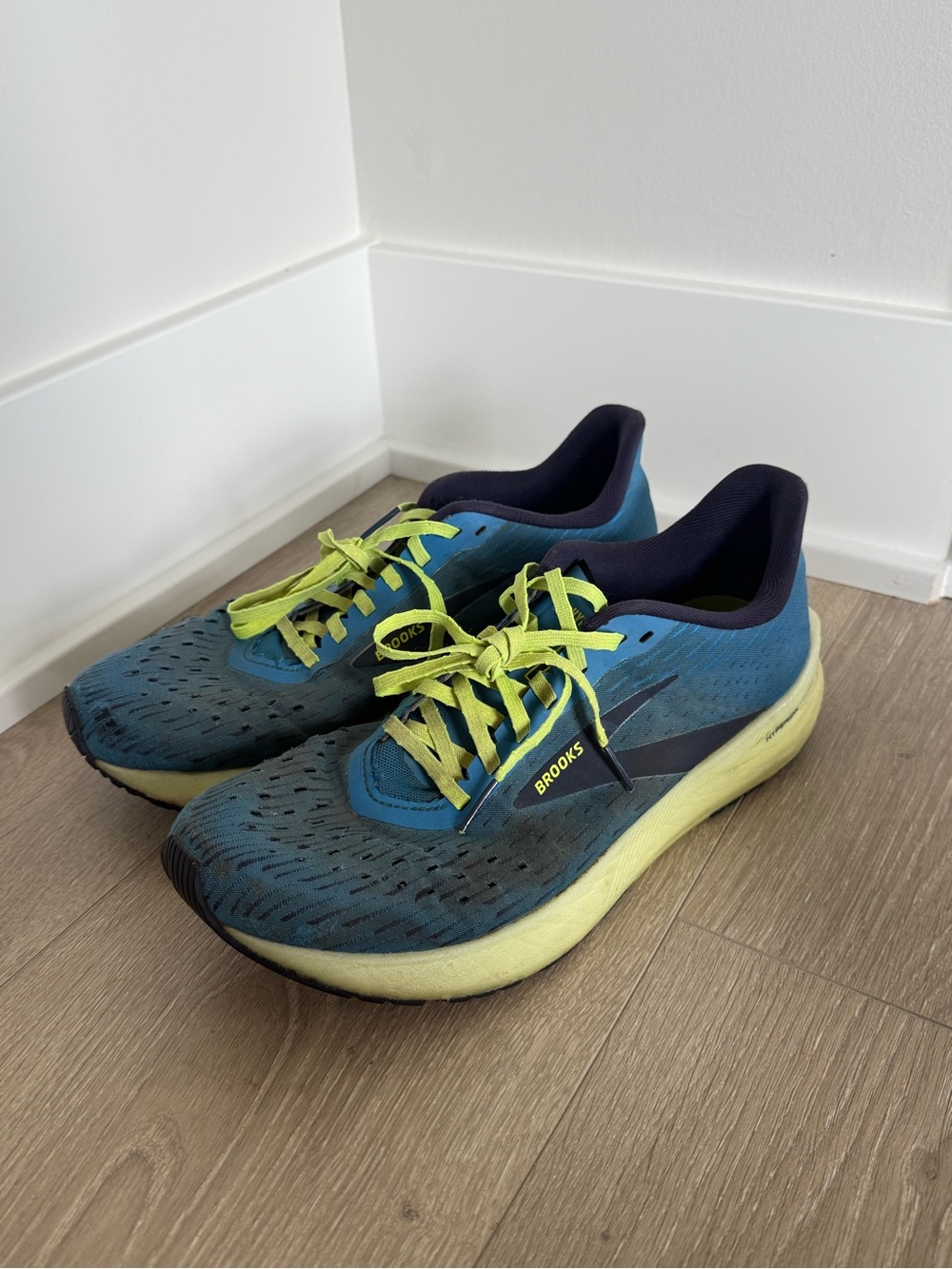 Brooks Men's Hyperion Tempo Running Shoes - Blue/Nightlife - Size 9.5